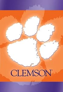 Clemson University Tigers Silk Reflections Flag - Garden Size