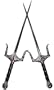 Skull Sai's 22 Inch - Set of 2 With A Sharp Tip