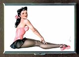 ID CREDIT CARD HOLDER OR CIGARETTE CASE: VINTAGE PIN UP BALLET DANCER VARGAS BY PENNY SILVER