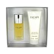 New - ESCAPE by Calvin Klein - Gift Set -- 3.4 oz Eau De Toilette Spray + 6.7 oz After Shave Balm - 461518