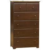 Windsor 5-Drawer Chest - Antique Walnut (55")