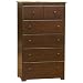 Windsor 5-Drawer Chest - Antique Walnut (55")