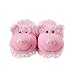 Aroma Home Women's Fuzzy Friends Slippers,Pig