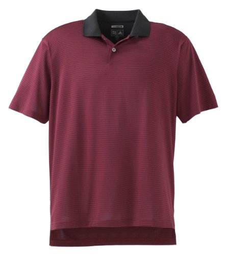 Adidas Golf Men's ClimaCool Classic Stripe Jersey Polo Shirt. A19