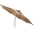 Auto Tilt Umbrella - Khaki (9')