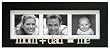 Mom+Dad=me Wood 3 Opening Picture Frame Collage for 3x3