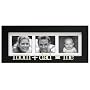 Mom+Dad=me Wood 3 Opening Picture Frame Collage for 3x3