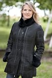 Women's Arden Microfiber Jacket Fur Trim