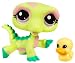 Littlest Pet Shop - #2073 Crocodile with Rubber Ducky_s-3