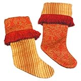 Midwest Mediterranean Countryside Stocking Christmas Ornament set of 2