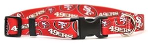 Yellow Dog Design San Francisco 49ers Licensed NFL Dog Collar, Medium, 14-Inch by 20-Inch