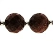16 inch Round Goldstone 12mm Necklace Sterling Silver 16 inch Round Goldstone 12mm Necklace Sterling Silver