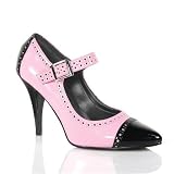 Ladies Vanity-443, 4 Spectator Mary Jane Pump by Pleaser