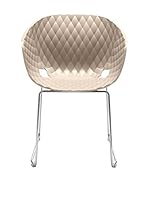 Metalmobil Silla Unika-595 Taupe/cromo