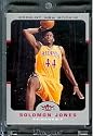2006-07 Fleer # 245 Solomon Jones Atlanta Hawks Basketball Rookie Card - Mint Condition - In Protective Display Case !
