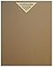 50 Sheets Chipboard 24pt (point) 8.5 X 11 Inches Light Weight Standard Letter|Flyer Size .024 Caliper Thickness Cardboard Craft Packaging Brown Kraft Paper Board