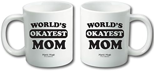 World's Okayest Mom Ceramic Coffee Mug