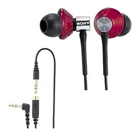 SONY 密閉型インナーイヤーレシーバー レッド MDR-EX85SL R