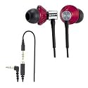 SONY 密閉型インナーイヤーレシーバー レッド MDR-EX85SL R