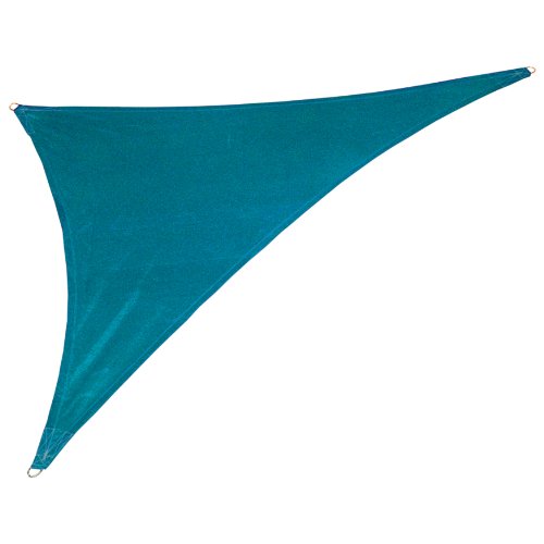 Coolaroo Custom Triangle Shade Sail, Turquoise, 18 by 18 by 18-Feet