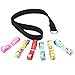 ilovebaby Baby Stroller/ Pram Safety Belt Wrist Strap, Easy to Install, Comfortable, Fit all strollers, Color Black- with 6 Baby Toys Secure Straps, Easy to Mount , for Baby Toys, Six Different Colors
