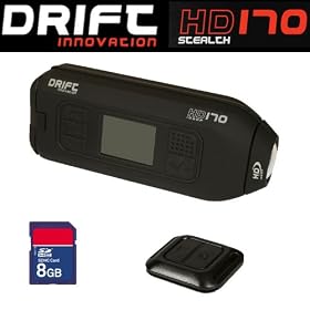 Drift Innovation HD170 Stealth Action HD Camera with 1.5-Inch LCD Playback Screen And Wireless Remote + SD 8GB Memory Card
