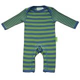Toby Tiger Stripy Green/Blue Sleepsuit (6-12 months)