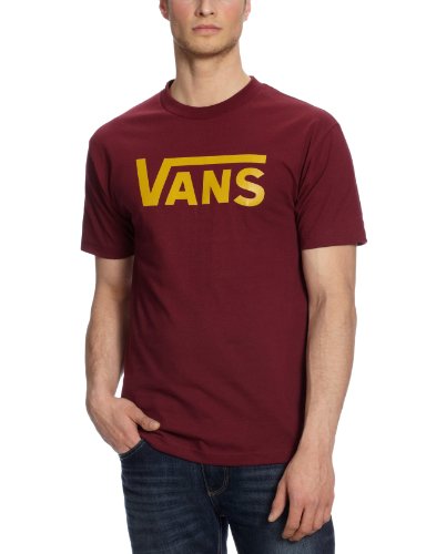 Vans Herren T-shirt Classic, burgundy/gold, L (LRG, Size 1031), VGGGBGL Preisvergleich