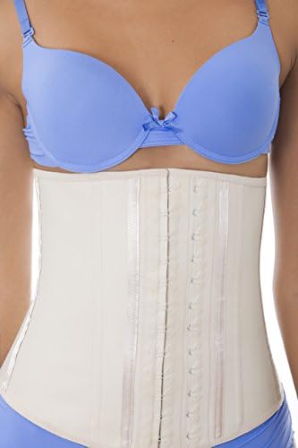 Glorious Faja Clasica Latex Waist Cincher | Slimming, Shaping & Waist Training for That Sexy Hourglass Look | Designed for Real Women's Bodies Beige36