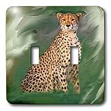 Wild animals - Cheetah - Light Switch Covers - double toggle switch