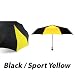 Davek Solo Outdoor Umbrella - Black & Sport Yellow
