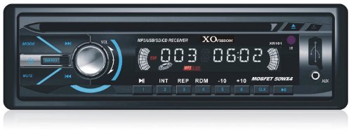 XO Vision XR101 MP3 CD Receiver with USB Port & SD Card Slot