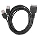 USB / 1394 Y Cable for Apple iPod, Black