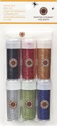 Martha Stewart Crafts Glitter, Classic Halloween, 6-Pack