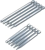 エイト 六角棒ビット テーパーヘッド 対辺6.35mm 溝9mm 単品 EA645MMX75