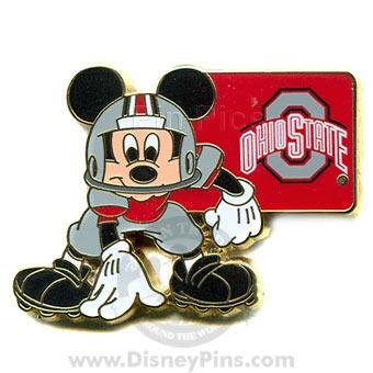Disney Pins - WDW - NCAA Football Team Series - The Ohio State University - Mickey Mouse as a Football Player Pin 56775