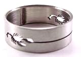 Silver Grey Scorpion Ring Hypoallergenic Stainless Steel Band