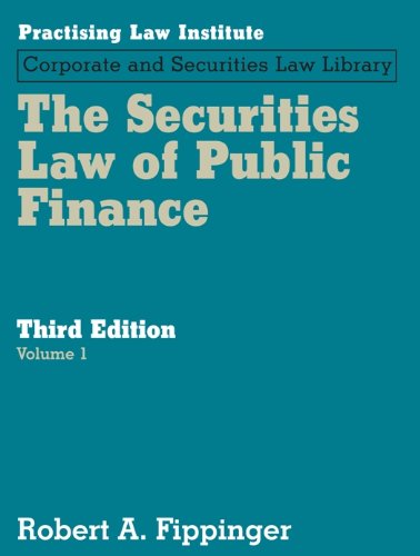 The Securities Law of Public Finance (August 2015 Edition)