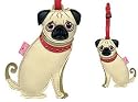 Pug Luggage Name Tag - Perfect for Christmas Holidays Birthday Gifts