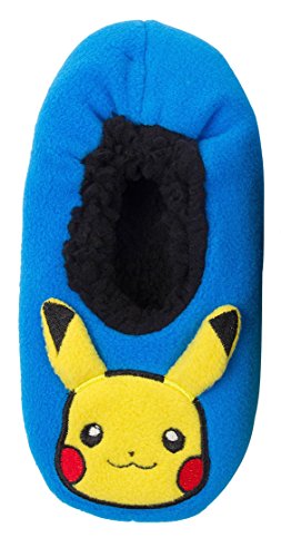 Pokemon Pikachu Face Toddler Boys Babba Slippers