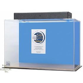 Clear-for-Life Rectangle 40 Gallon Acrylic Aquarium (Blue) - Regular
