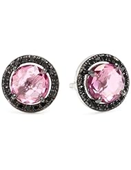 Kalan by Suzanne Kalan Round Pink Topaz Earrings