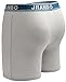 JRAMBO Mens Underwear Soft Cotton Boxer Briefs with Elastic Waistband (6-Pack)