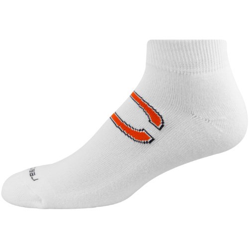 Reebok Chicago Bears White Team Sun Ankle Socks