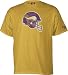 Minnesota Vikings -Gold- Soda Rubber Gridiron Classics Helmet T-Shirt