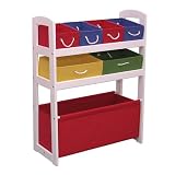 Nice Home 3-Tier Storage Ladder Shelf - White