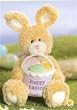 Gund Easter Bunny ~ Dweezle Jr. ~ Plush Bunny Holding Easter Eggs