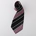 Black Stripes Woven Poly Neckie Gift Box Set fathers day gift Wise Tie Set W1026