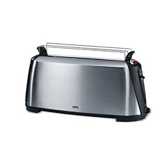 Braun Sommelier HT 600 Langschlitztoaster mit 1000 Watt und Br�tchenaufsatz