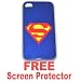 Search : Superman Iphone 4g Case Hard Case Cover for Apple Iphone4 4g - Ec00144b + Free Screen Protector